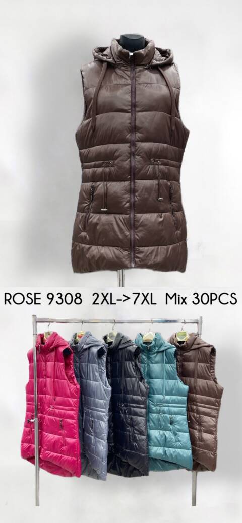 Kamizelka wiosena damskie 9308 1 kolor 2XL-7XL 1