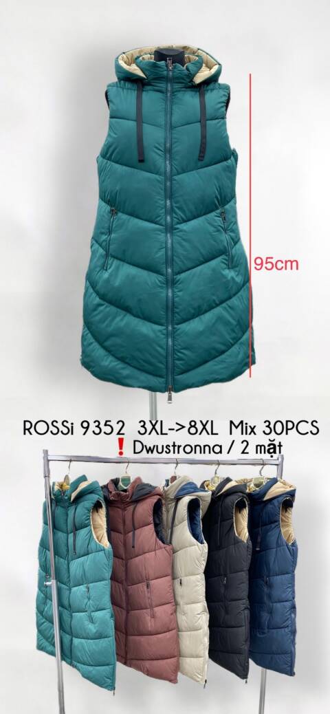 Kamizelka wiosena damskie 9352 1 kolor 3XL-8XL 1