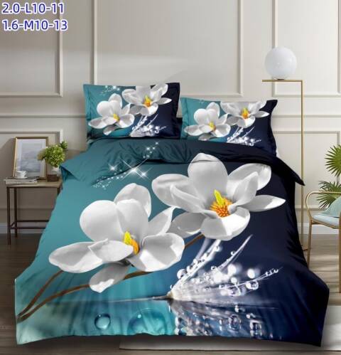 Komplet pościel 4 części 138 1 kolor 160x200