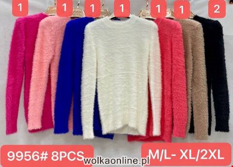 Sweter damskie 9956 Mix kolor M-2XL