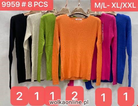 Sweter damskie 9959 Mix kolor M-2XL