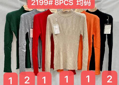 Sweter damskie 2199 Mix kolor Standard