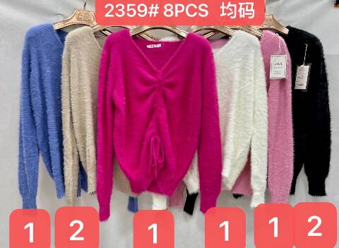 Sweter damskie 2359 Mix kolor Standard 1