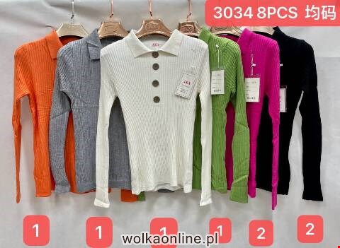 Sweter damskie 3034 Mix kolor Standard