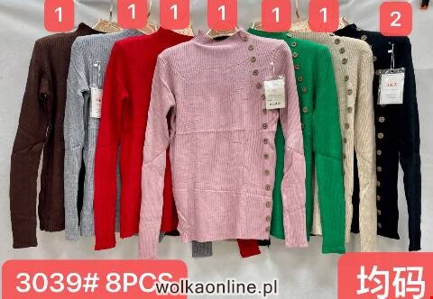 Sweter damskie 3039 Mix kolor Standard