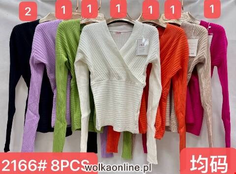 Sweter damskie 2166 Mix kolor Standard