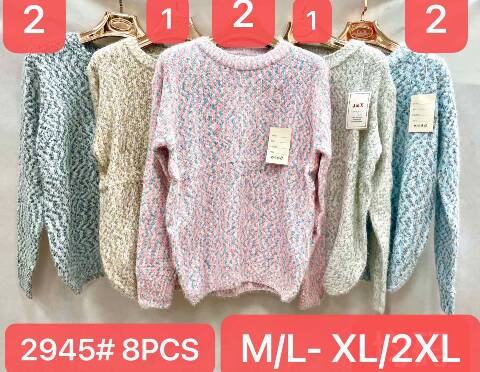 Sweter damskie 2945 Mix kolor M-2XL 1