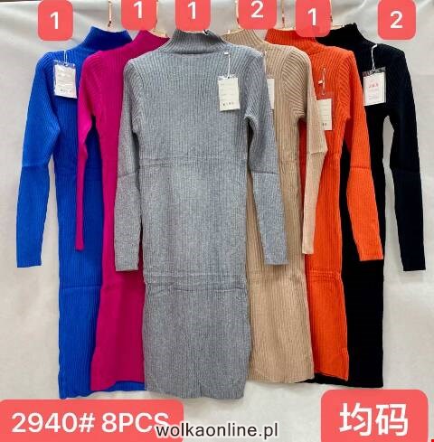 Sukienka damskie 2940 Mix kolor Standard