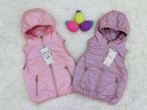 Kamizelka dziewczęca 1590 Mix kolor 1-5 1