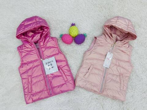 Kamizelka dziewczęca 1593 Mix kolor 3-8 1