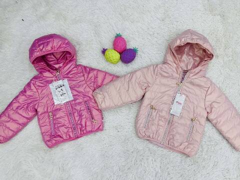 Kurtka wiosena dziewczęca 1616 Mix kolor 1-5 1