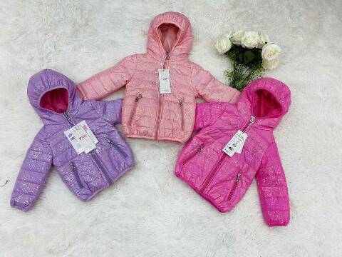 Kurtka wiosena dziewczęca 1617 Mix kolor 1-5