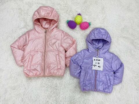 Kurtka wiosena dziewczęca 1619 Mix kolor 1-5