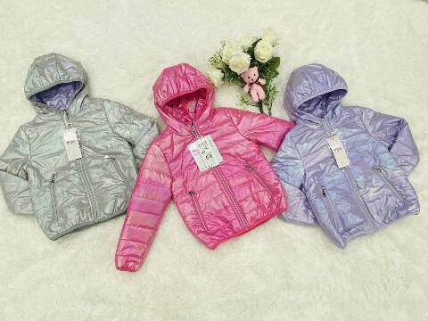 Kurtka wiosena dziewczęca 1626 Mix kolor 4-12