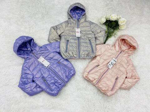 Kurtka wiosena dziewczęca 1631 Mix kolor 8-16 1