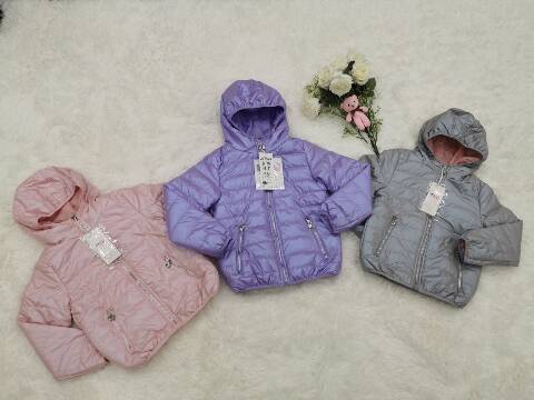 Kurtka wiosena dziewczęca 1632 Mix kolor 8-16 1