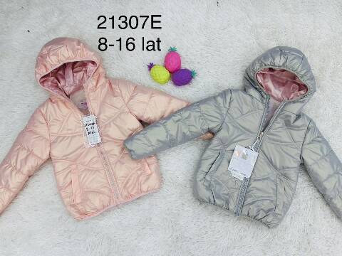 Kurtka wiosena dziewczęca 1633 Mix kolor 8-16