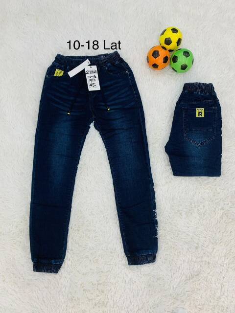 Jeansy chłopięca 1650 1 kolor  10-18 1