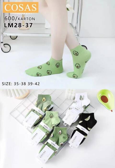 Stopki damskie LM28-37 Mix kolor 35-42 1