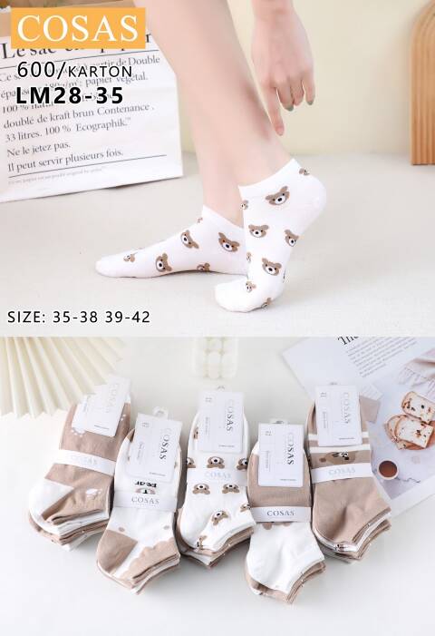 Stopki damskie LM28-35 Mix kolor 35-42