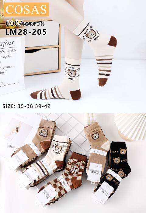 Skarpety  damskie LM28-205 Mix kolor 35-42 1