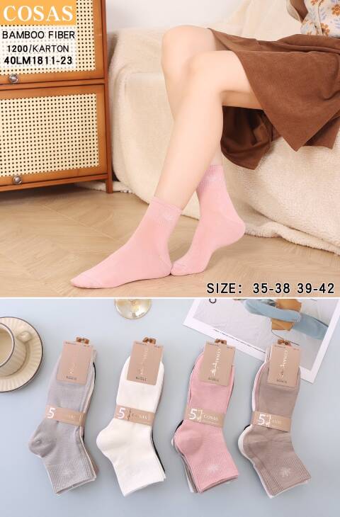 Skarpety  damskie LM1811-23 Mix kolor 35-42 1