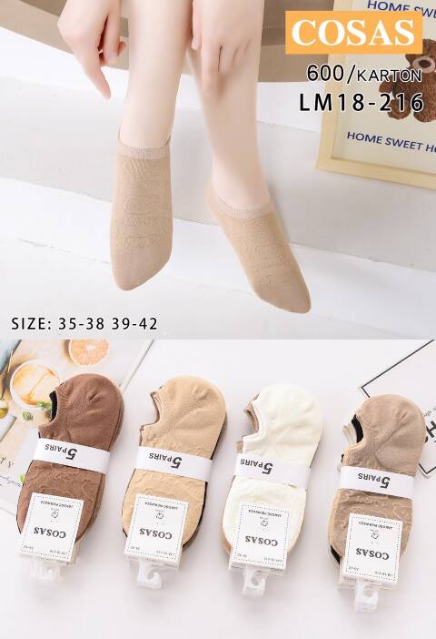 Stopki  damskie L18-216 Mix kolor 35-42 1