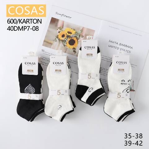 Stopki damskie DMP7-08 Mix kolor 35-42 1