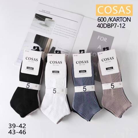 Stopki męskie DBP7-12 Mix kolor 39-46