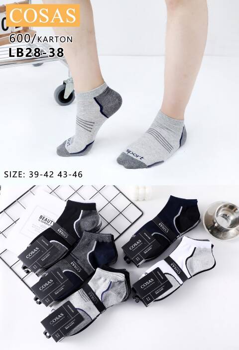 Stopki męskie LB28-38 Mix kolor 39-46