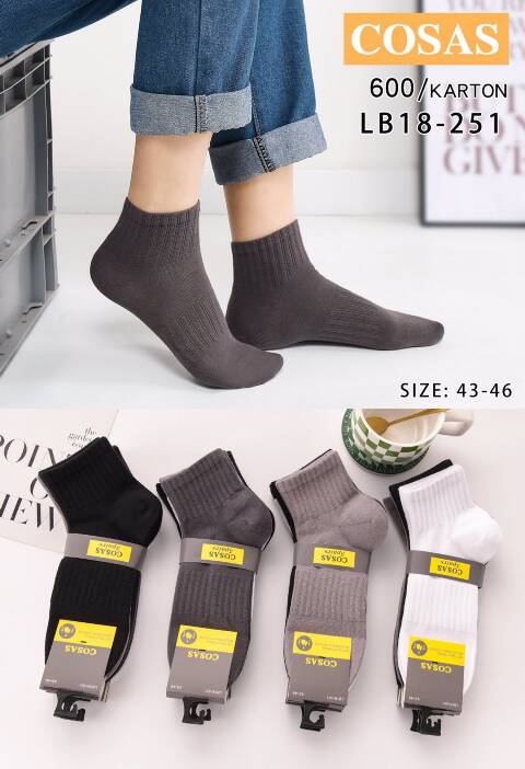 Skarpety męskie LB18-251 Mix kolor 39-46