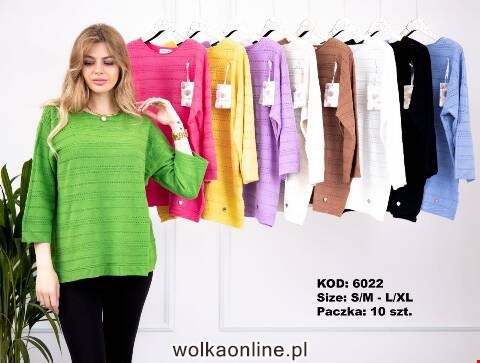 Sweter damskie 6022 Mix kolor S/M-L/XL