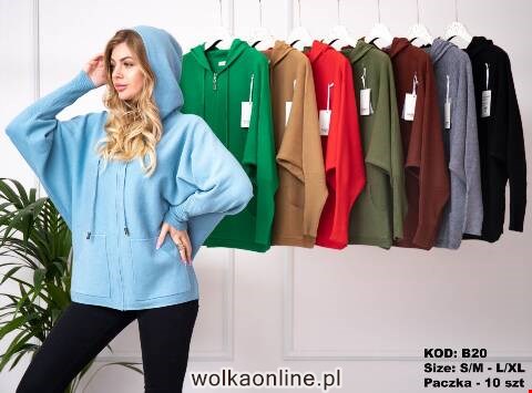 Sweter damskie B20 Mix kolor S/M-L/XL