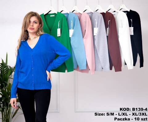 Sweter damskie B139-4 Mix kolor S/M-3XL 1
