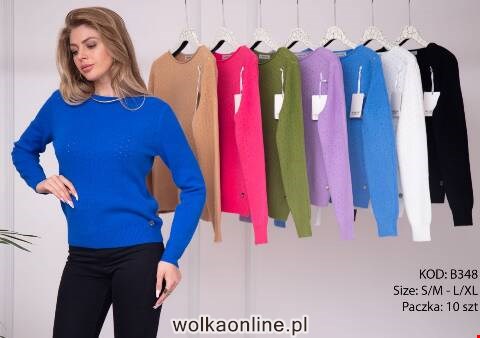 Sweter damskie B348 Mix kolor S/M-L/XL