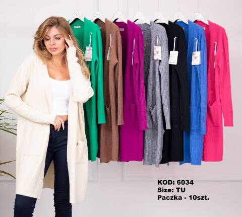 Narzutka damskie 6034 Mix kolor Standard