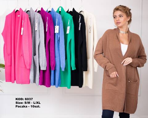 Narzutka damskie 6037 Mix kolor Standard