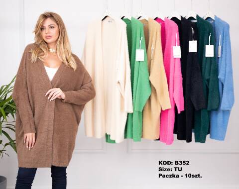 Narzutka damskie B352 Mix kolor Standard