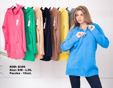 Narzutka damskie B389 Mix kolor S/M-L/XL