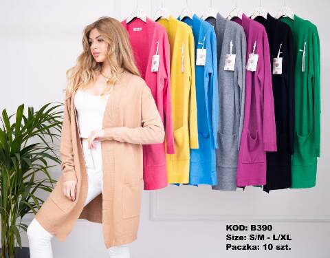 Narzutka damskie B390 Mix kolor S/M-L/XL