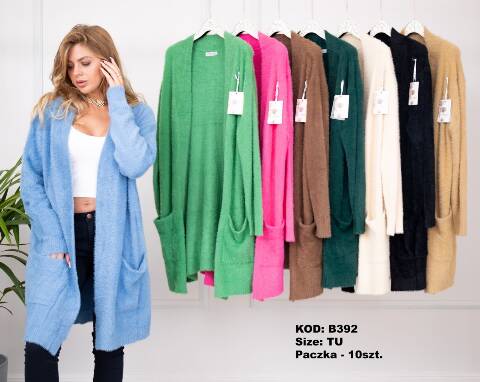 Narzutka damskie B392 Mix kolor Standard