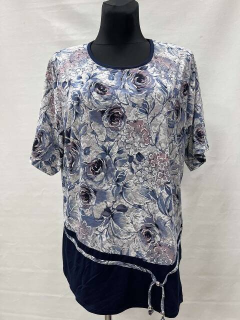 Bluzka damskie 2186 1 kolor 54-60 (Towar Polskie)