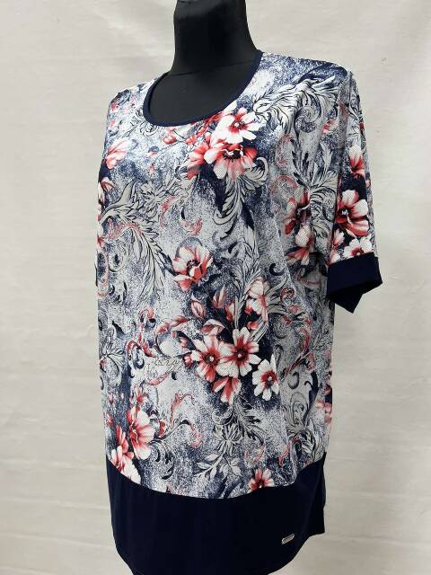 Bluzka damskie 2199 1 kolor 54-60 (Towar Polskie)