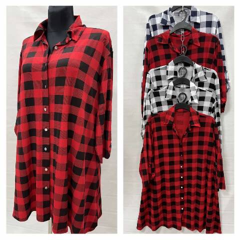 Tunika damskie 2206 1 kolor Standard (Towar Polskie) 1