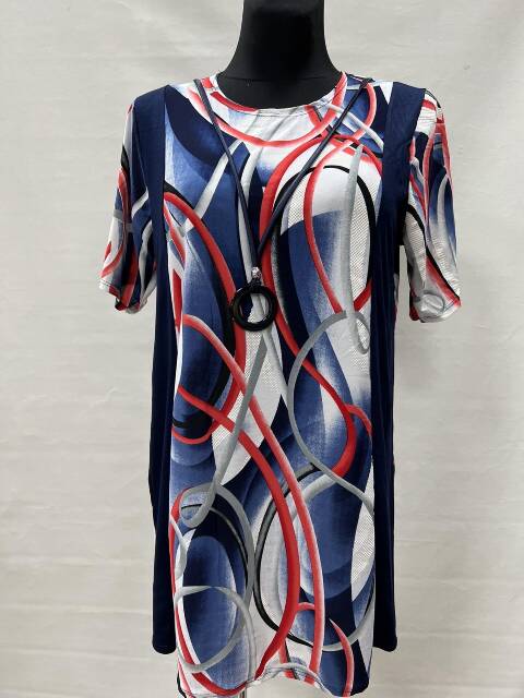 Tunika damskie 2211 1 kolor 48-54 (Towar Polskie)