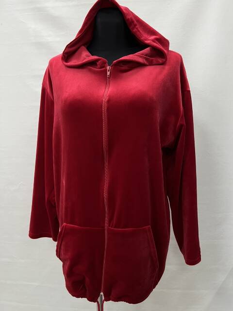 Bluza welurowa damskie 2224 1 kolor M-3XL (Towar Polskie) 1