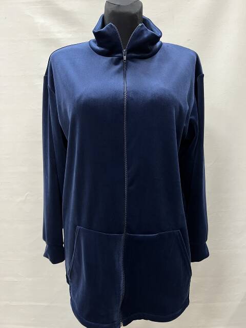 Bluza welurowa damskie 2239 1 kolor M-3XL (Towar Polskie)