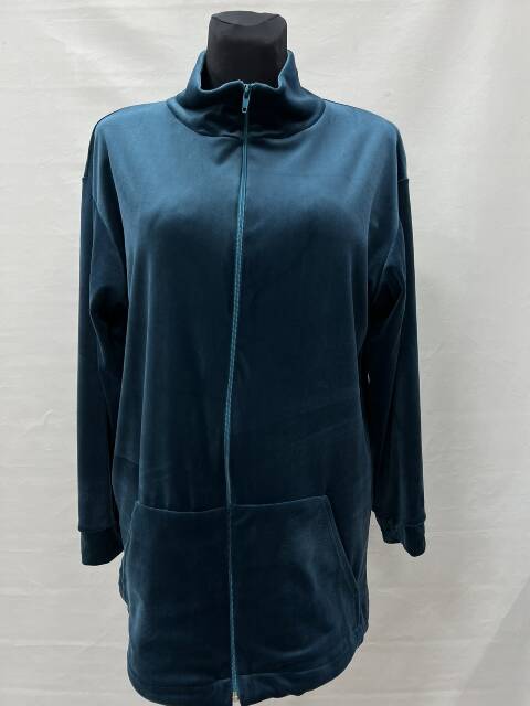 Bluza welurowa damskie 2240 1 kolor M-3XL (Towar Polskie)