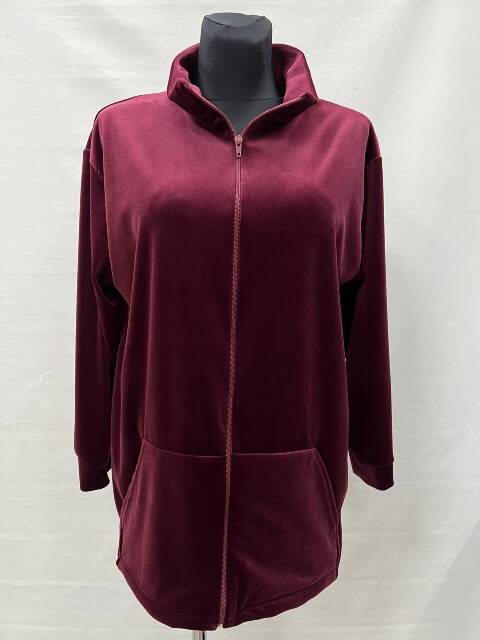 Bluza welurowa damskie 2241 1 kolor M-3XL (Towar Polskie) 1