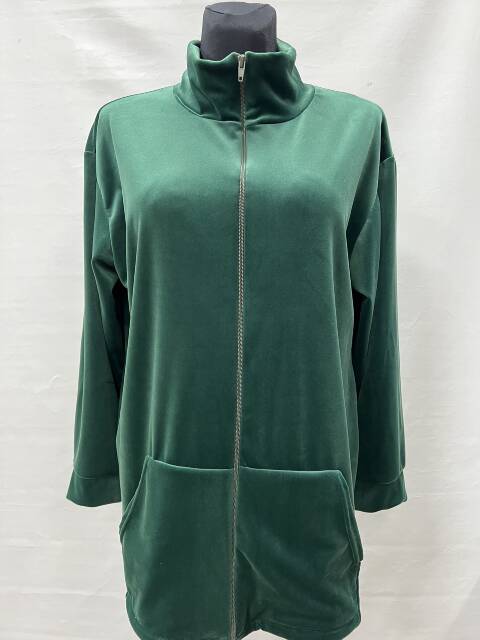 Bluza welurowa damskie 2245 1 kolor M-3XL (Towar Polskie)